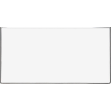 White, rectangular frame.