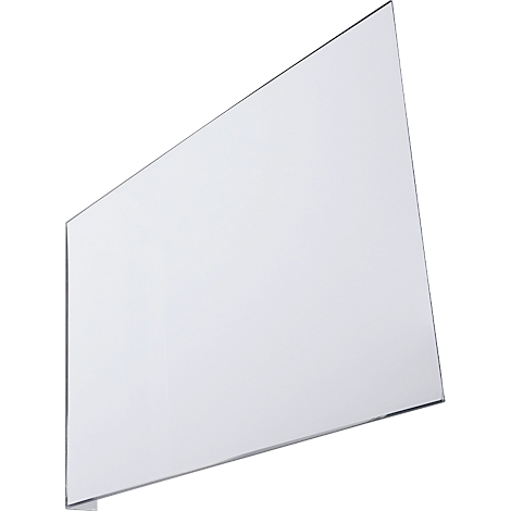 Grünes Kantinenschild mit weisser Schrift: Canteen/Kantine, Öffnungszeiten Mo-Fr 7:30-16:00 Uhr. Im Hintergrund Türrahmen und Büro.