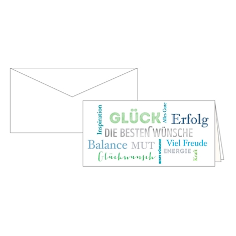 Geburtstagskarte Gluckwunschkarte Grusskarte Die Besten Wunsche 10er Set Gunstig Kaufen Schafer Shop