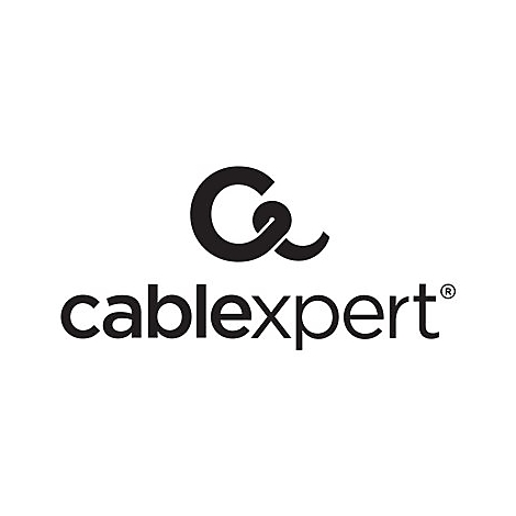 Das schwarze Logo von Cablexpert zeigt ein stilisierte C und e, gefolgt von dem Markennamen.