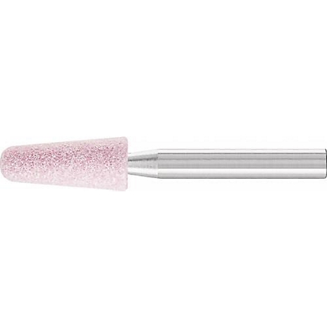 Conische slijpkop, roze en metallic.