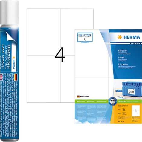 Glasmagnettafel Be!Board, magnethaftend, m. Magneten, B 600 x H 400 mm, weiß