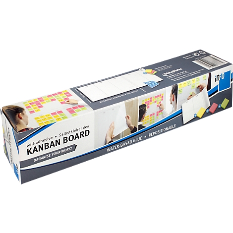 Global Notes Kanban Board 8 Boards Pro Rolle L 300 X B 508 Mm