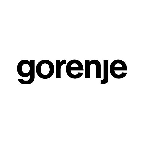 Schwarzer Gorenje-Schriftzug in serifenloser Schrift auf weißem Hintergrund.