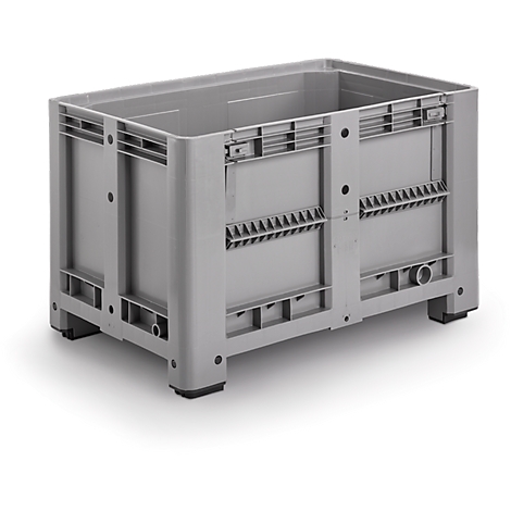Grote stapelbare transportcontainer, met 4 poten, verschillende ...