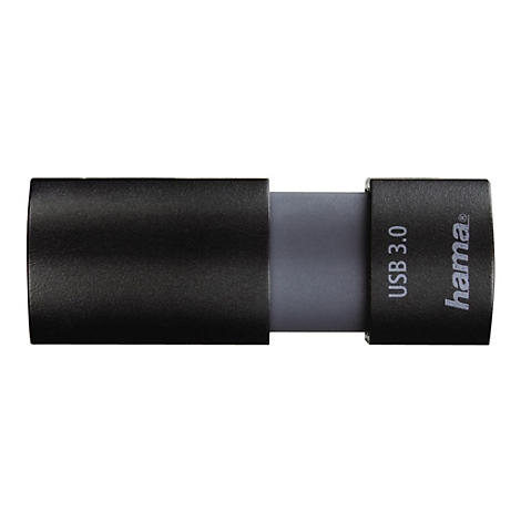Clé USB noire de Hama, étiquetée USB 3.0.