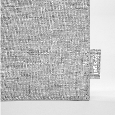 Housse Sigel pour ordinateur portable, taille M, pour 1 ordinateur portable jusqu'à 15,6″, RPET/feutre synthétique, gris clair