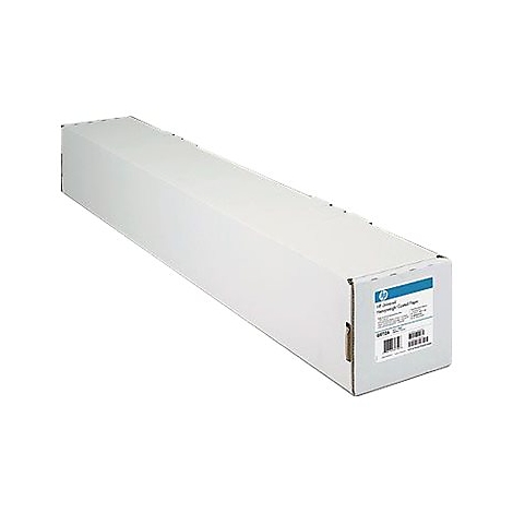 Länglicher weißer Karton mit einem HP-Produktetikett an der Stirnseite.