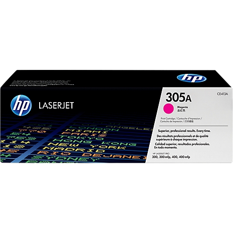 HP LaserJet Tintenpatrone, magenta, 305A.
