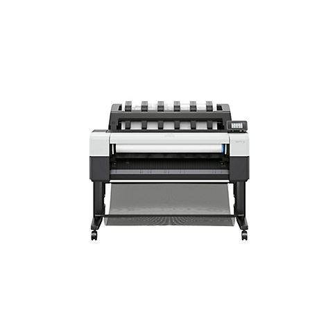 Großformatdrucker HP DesignJet T800 in Weiß und Schwarz auf weißem Hintergrund.