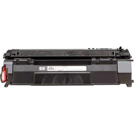 Schwarze Druckerpatrone mit der Aufschrift 49A1.