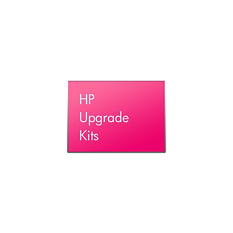 Auf pinkfarbenem Hintergrund: HP, Upgrade, Kits.