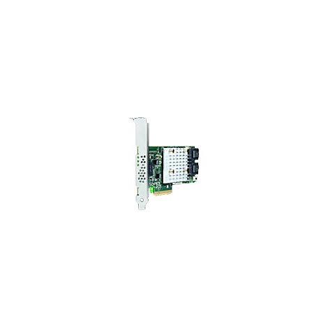 Eine grüne PC-Karte mit Metallgehäuse und Anschlüssen.