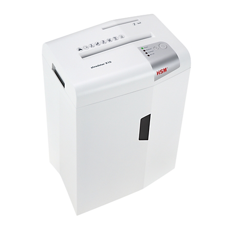 HSM Aktenvernichter Shredstar X10, Partikelschnitt 4,5 x 30 mm, mit CD-Schneidwerk