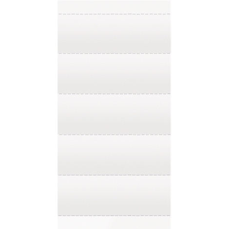 Bright, vertical rectangle with horizontal, dashed lines and subtle shadows, resembling a quilted fabric.