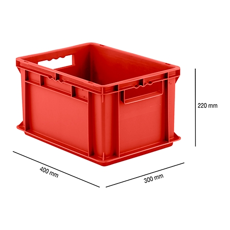 8x Schäfer EF 4220 Euro-Fix B300 T400 H220 Lagerkasten Kunststoffkiste Kiste