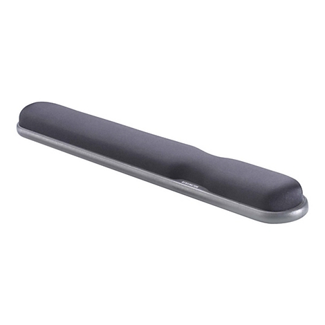 Graue Handgelenkauflage für Tastatur, Marke Kensington.