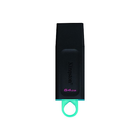 Kingston DataTraveler Exodia - USB-Flash-Laufwerk - 64 GB - USB 3.2 Gen 1 - Schwarz mit Türkis