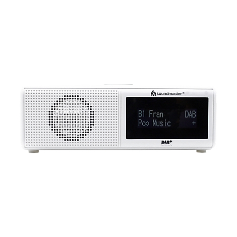 Soundmaster UR8350WE, DAB+/FM-RDS, met USB-display, wit voordelig kopen | Schäfer Shop