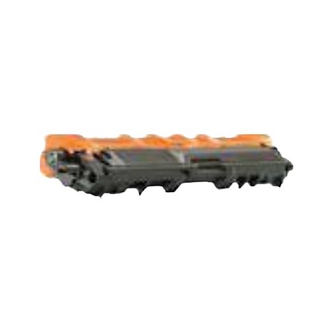 Eine orange-schwarze Tintenpatrone. Das GerÃ¤t liegt auf weiÃŸem Hintergrund.