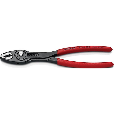 Knipex Zange mit roten Griffen, Produktansicht.