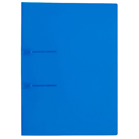 Blue folder with two levers. Perfect for storing documents.
