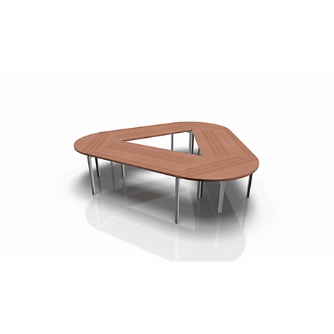 Konferenztischsystem IDEA, Dreieck 9 Plätze, B 3200 x T 2980 mm günstig