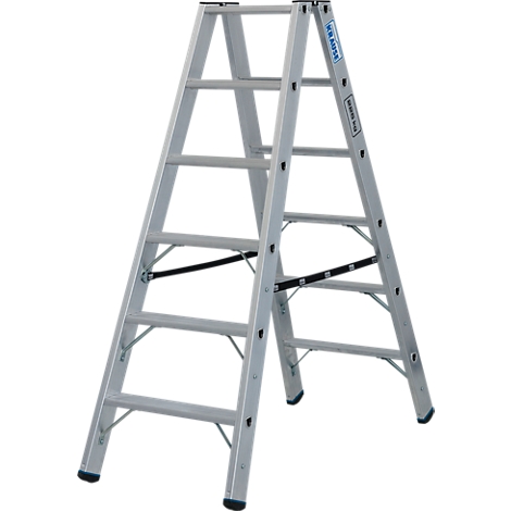 Zilveren trap met zwarte stutten. Inscriptie "Krause".