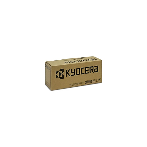 Brauner Karton mit schwarzem Kyocera-Logo, Produktname und Barcode.