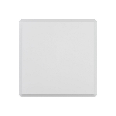 Cadre blanc rectangulaire aux coins arrondis. Le cadre est sur fond blanc.