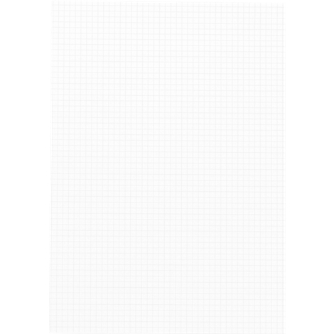 Papier quadrillé blanc avec des lignes grises fines.