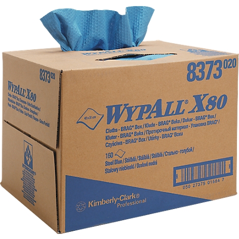 Chiffons WypAll® X80 - Boîte BRAG* / Blanc