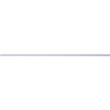 Empty, white surface with light reflection. Unobtrusive, gray background.