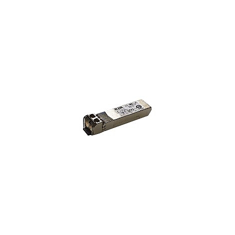 Metallfarbener Netzwerkstecker mit Aufschrift.