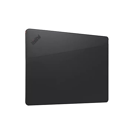 Schwarzes ThinkPad-Mauspad mit abgewinkelter Oberseite und Markenlogo.