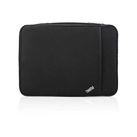 Schwarze Laptoptasche mit ThinkPad-Logo.