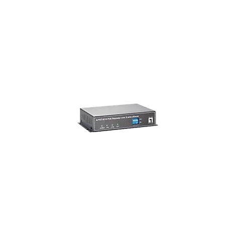 Grauer Ethernet-Repeater mit blauen LEDs.