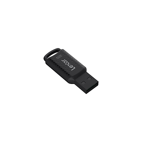 Clé USB Lexar noire, 32 Go, avec boucle.