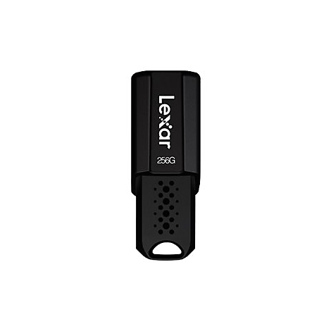Clé USB Lexar noire, 256G. Avec un trou pour un porte-clés.