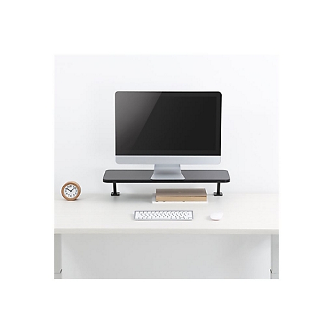 LogiLink - Aufstellung - Riser - für Monitor - 650 mm lang - Stahl, Graukarton, Kunststoff