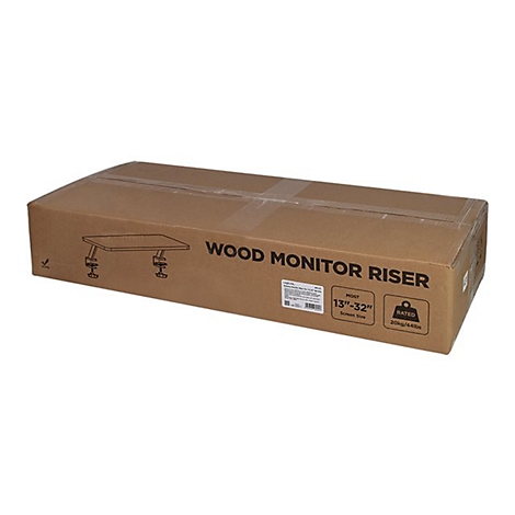 LogiLink - Aufstellung - Riser - für Monitor - 650 mm lang - Stahl, Graukarton, Kunststoff