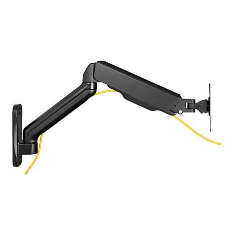 LogiLink - Befestigungskit (Wandmontage) - Gasfeder - für Monitor / Curved-Monitor - Kunststoff, Stahl, Aluminium - Schwarz