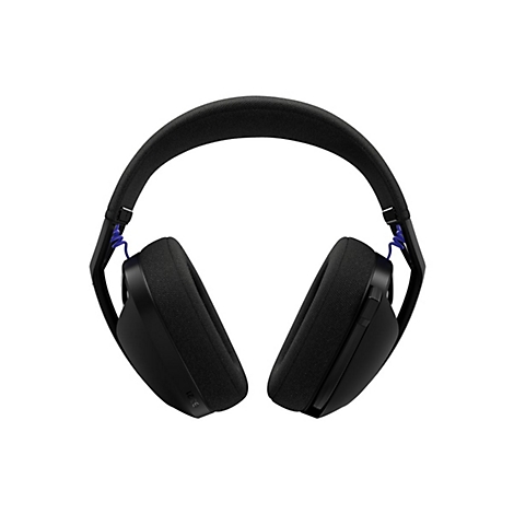Schwarzer Over-Ear-Kopfhörer mit blauen Akzenten, vor weißem Hintergrund. Der Schriftzug 'SG 21' ist zu sehen.