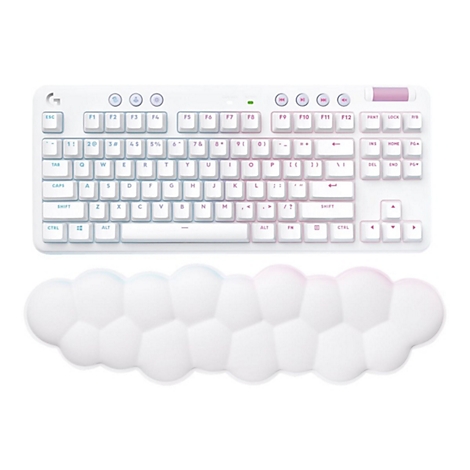 Logitech G G715 - Tastatur - Ohne Zehnertastatur - Hintergrundbeleuchtung - kabellos - Bluetooth, 2.4 GHz