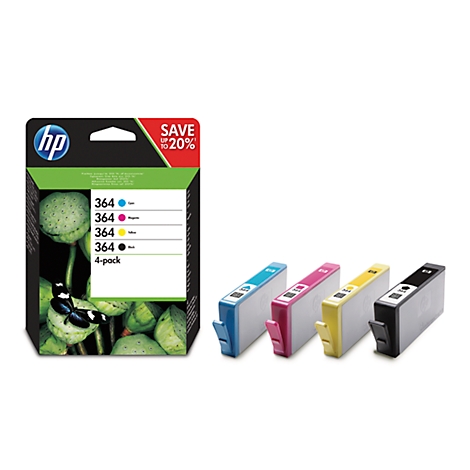 HP 953XL LOT de 4 Cartouches d'Imprimante - Noire/Cyan/Magenta