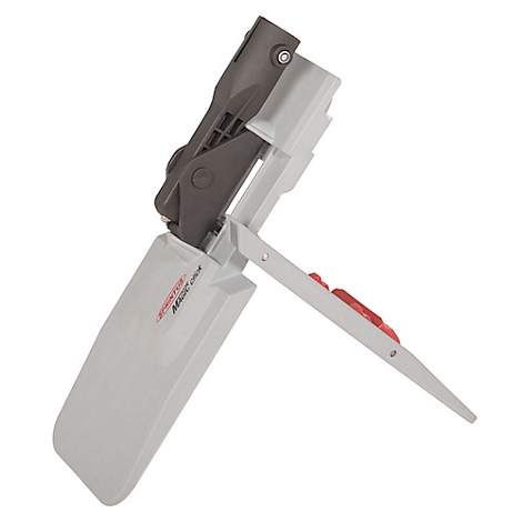 Opened gray writing device with red accent color. The text "MAGIC" is visible.