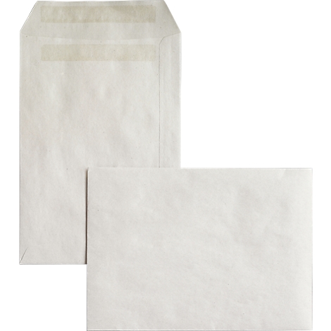 Two white envelopes. One is open, the other is lying next to it.