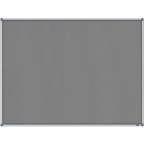 Empty gray board with silver frame.