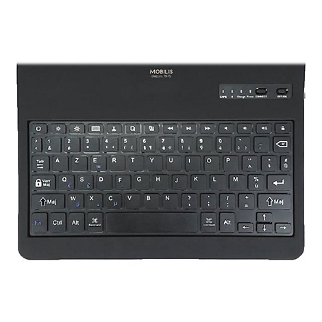 Mobilis Origine - Tastatur und Foliohülle - Bluetooth - Französisch - Schwarz - für Samsung Galaxy Tab S5e