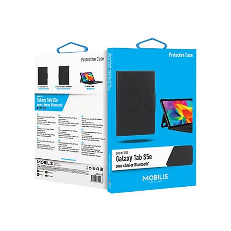 Mobilis Origine - Tastatur und Foliohülle - Bluetooth - Französisch - Schwarz - für Samsung Galaxy Tab S5e